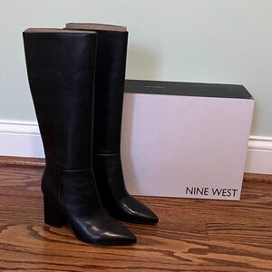 Nine West Peachey Boots Size 8 in Black